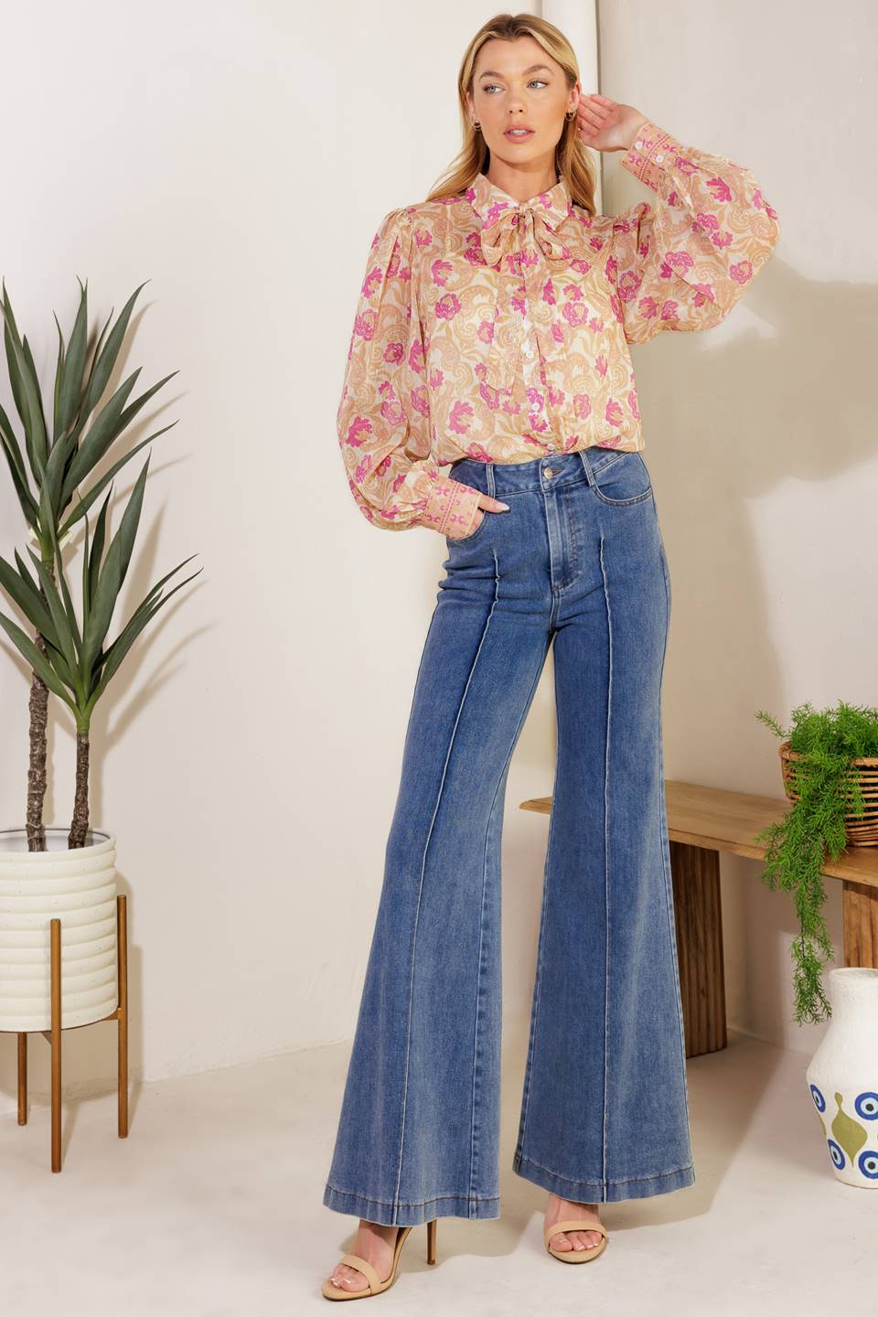 AGAINST THE ODDS WOVEN TOP Flying Tomato